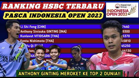 Anthony Ginting Naik Drastis Ranking Terbaru Hsbc Race To Guangzhou