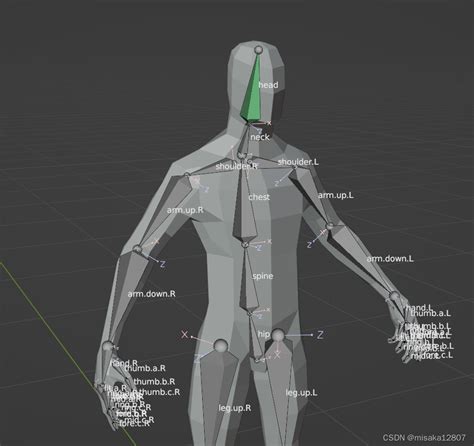 【blender动作练习生】从零开始的骨骼绑定学习vol1blender顶点组名称和骨骼名称 Csdn博客