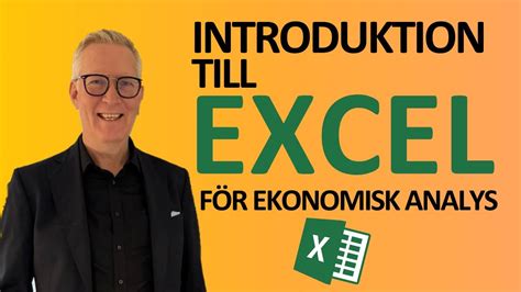 Lär dig grunderna i Excel för ekonomisk analys YouTube