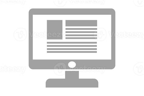 Business icon - Computer With transparent Background 24010859 PNG