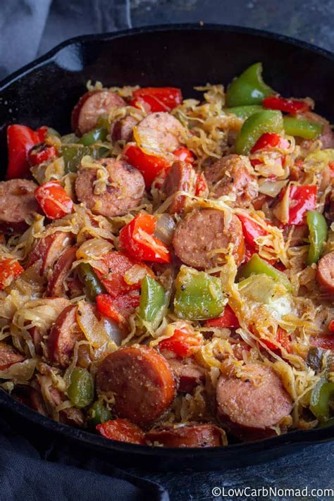 Slow Cooker Sauerkraut And Kielbasa Simply Happy Foodie Artofit