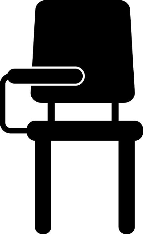 Blank School Desk Chair 24913584 Vector Art At Vecteezy