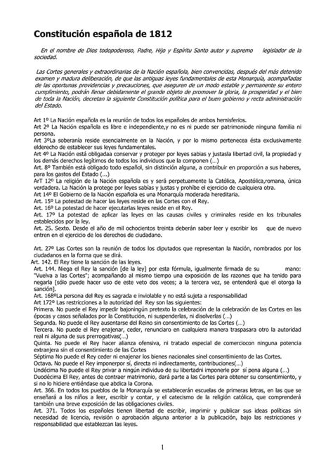 Constituciones españolas PDF