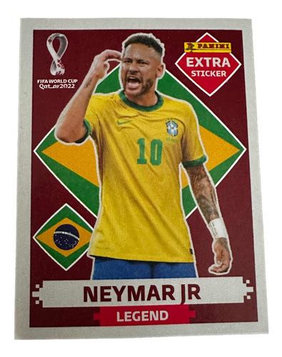 Lamina Mundial Qatar Extra Sticker Neymar Jr Panini Cuotas Sin