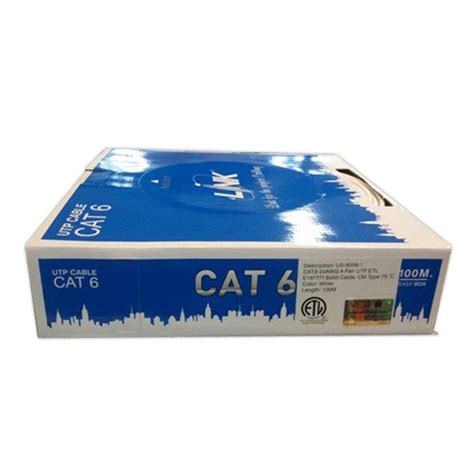 Link Cat Indoor Utp Cable Us Lszh Awg Lszh White Color