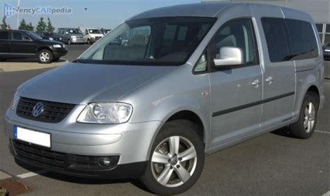 Volkswagen Caddy Maxi EcoFuel 110 Typ 2K Fiches Techniques 2011 2015