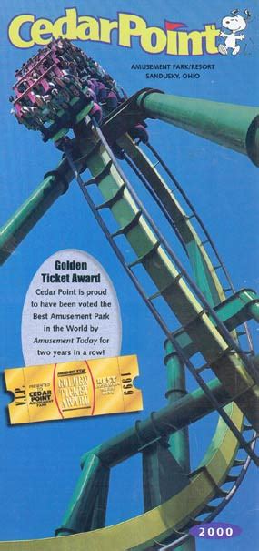 Theme Park Brochures Cedar Point Theme Park Brochures