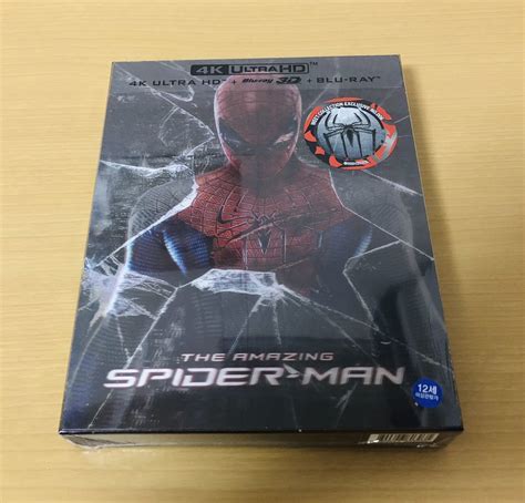 レア アメイジング スパイダーマン スチールブック レンチキュラー 4k Uhd 日本語収録 変化系 スチブ エマストーン 海外限定 廃盤