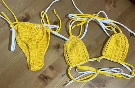 Crochet Thong Bikini Bottom Pattern Etsy