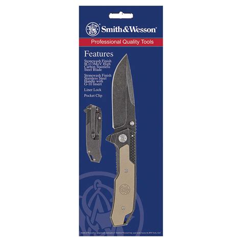 Smith And Wesson Knife Frame Lock Drop Point Smartreloader