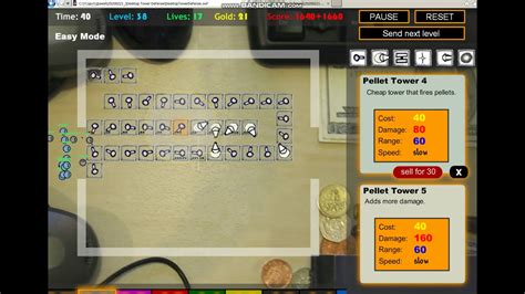 Game Desktop Tower Defense Version 121b Easy Mode Youtube