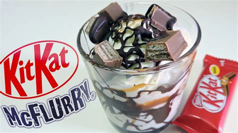 Mcflurry Casero De Kitkat Receta Estilo Mcdonalds