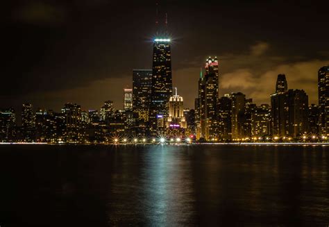 #3096400 / chicago, cityscape, long exposure, nightscape 4k wallpaper