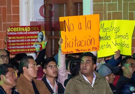 Cumplen Amago Sindicalizados Y Se Manifiestan En Noche Del Grito En Tlaxcala Cuarto De Guerra