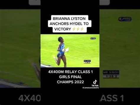 Champs 2022 Girls 4x400m Finals Brianna Lyston Magnificent On Anchor