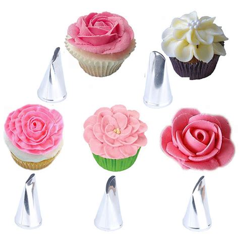 Rose Petal Icing Piping Nozzles Set Mynohasslehome