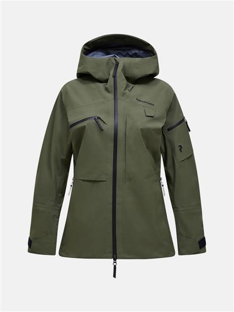 alpine gore tex  knit  shell jacket women peak performance