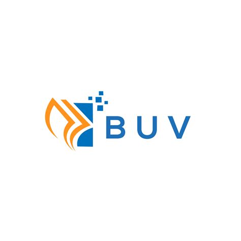 Buv Credit Repair Accounting Logo Design On White Background Buv