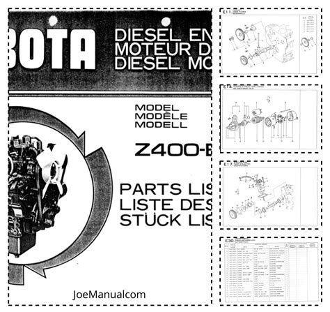 Kubota Diesel Engine Parts Manual L275dt 2