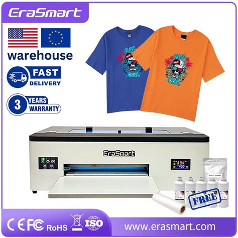 Erasmart Small Desktop Digital Fabric Textile Garment A3 Dtf Printer