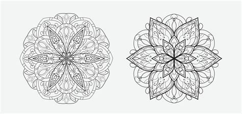 Mandala Style Vector Shapes Design Collection 21898002 Vector Art at ...