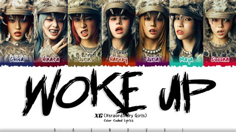 Xg Woke Up Lyrics Color Coded Lyrics Youtube