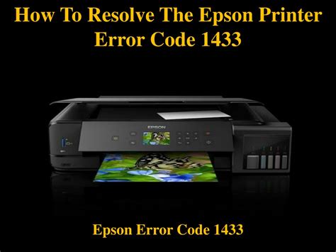 Ppt How To Resolve The Epson Printer Error Code Powerpoint