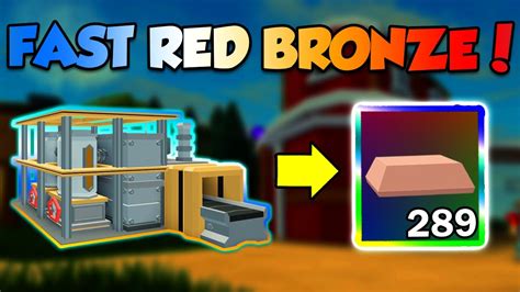 How To Get Red Bronze Ingot Fast In Roblox Islands Youtube