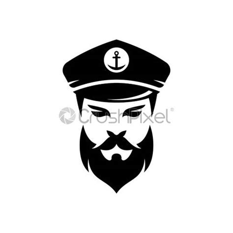 Captain Logo Images Stock Vector Crushpixel