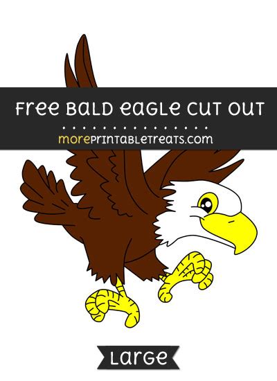 Bald Eagle Cut Out Large