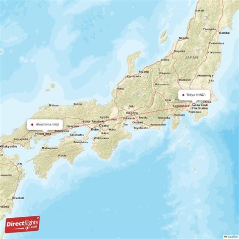 Direct Flights From Hiroshima To Tokyo Hij To Hnd Non Stop