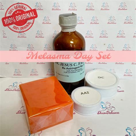 Dr Fajardo Day Set For Melasma Melasma Remover Melasma Pekas