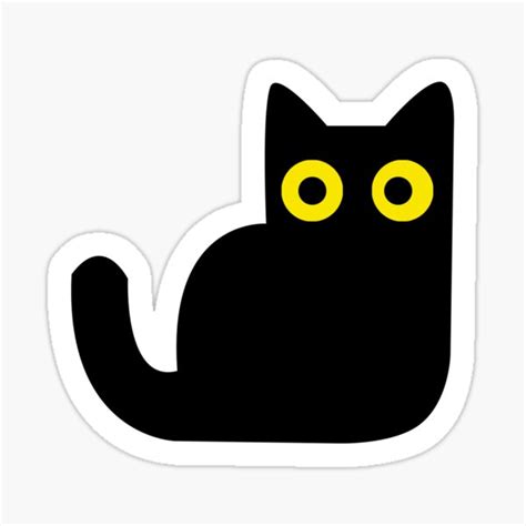 Cat Logo Sticker For Sale By Chrismas17 Redbubble