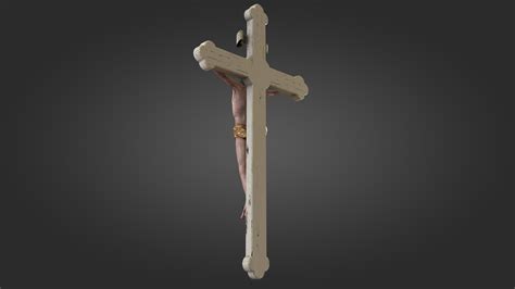 Medieval Crucifix White Pbr 3d Model Turbosquid 1818354