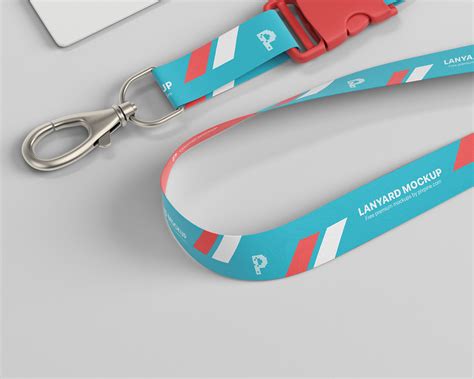 Free Lanyard Mockup Images Behance