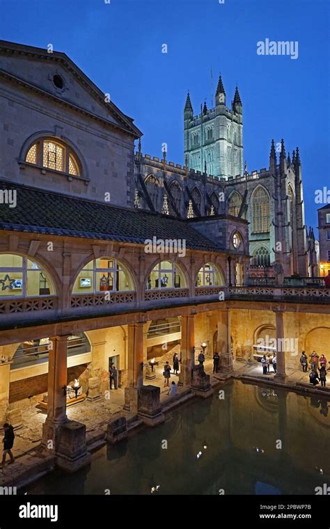 Exterior Architecture Of The Roman Bath Interactive Museum Filled