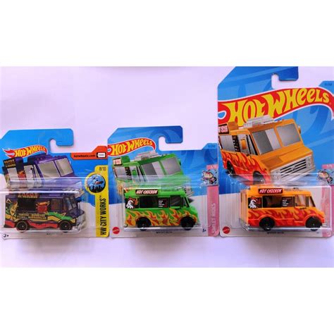 Hot Wheels Oferta Minis Quick Bite Hotwheels Sweet Rides Hot Chicken Shopee Brasil