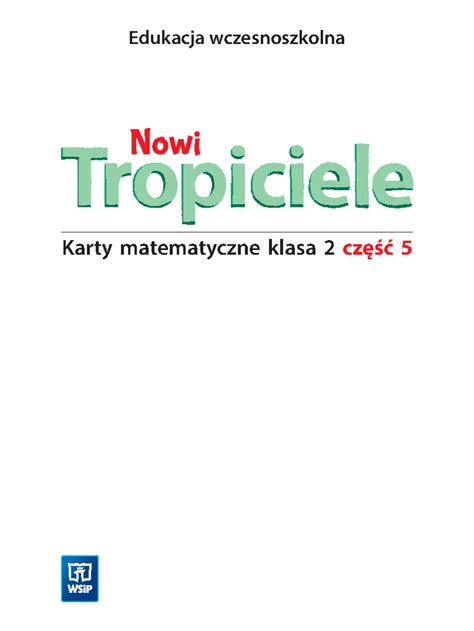 Tropiciele Klasa 2 Testy Sprawdzające Pdf 4