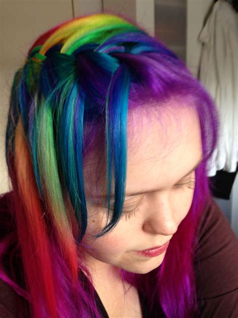 dye rainbow hair 9