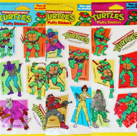 Vintage TMNT Teenage Mutant Ninja Turtles Sticker Stickers Etsy