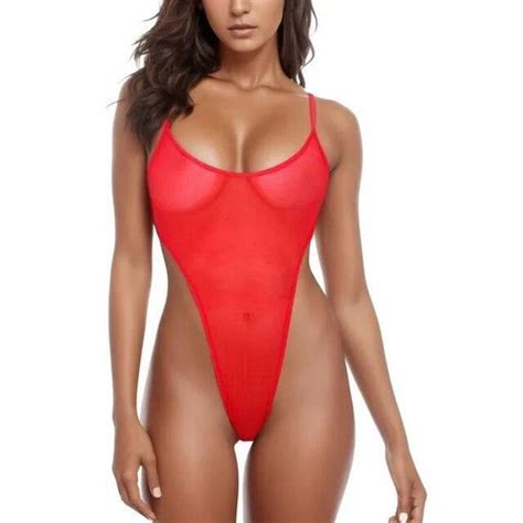 Women Sexy Bikini Mesh Micro Bra Set G String Thong Lingerie Swimwear Underwear EBay