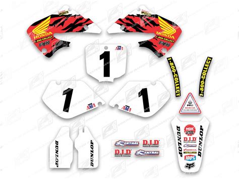 Cr 250 1997 1999 Jeremy Mcgrath 1996 Factory Team Replica Mx Graphics