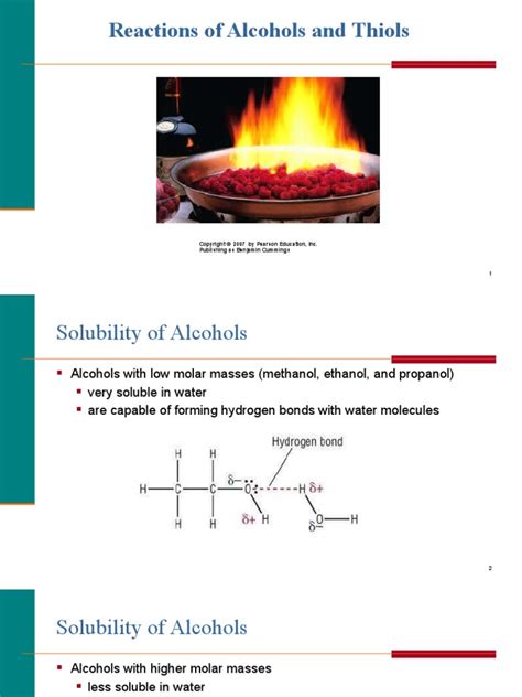 Unveiling The Hidden World Of Thiols Where Alcohols Meet The Unexpected