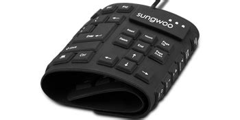 Sungwoo Foldable Silicone Keyboard Usb Wired Standard Keyboard