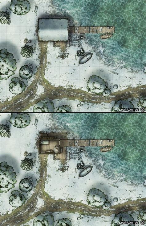 Fisherman S Hut 22x34 Battlemaps Fantasy Map Dungeon Maps