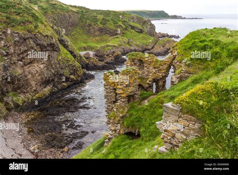 Findlater Castle, Cullen, Scotland Stock Photo - Alamy