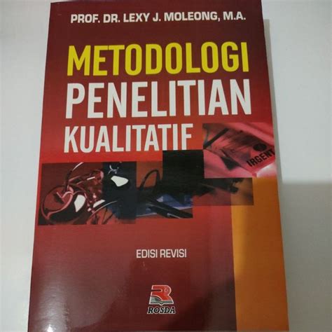 Jual JUAL BUKU METODOLOGI PENELITIAN KUALITATIF EDISI REVISI LEXY