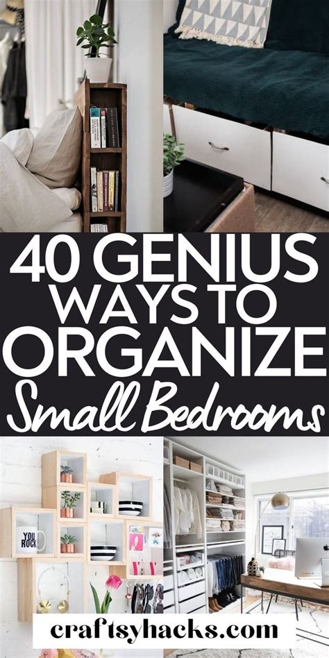 The Top Ten Genius Ways To Organize Small Bedroom