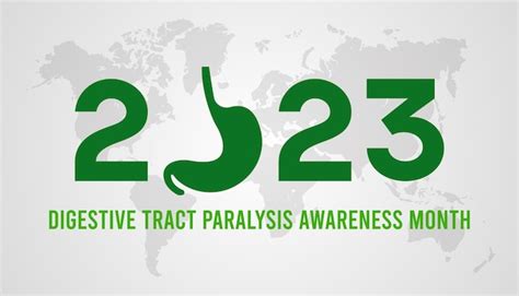 Premium Vector Digestive Tract Paralysis Awareness Month Is Observed