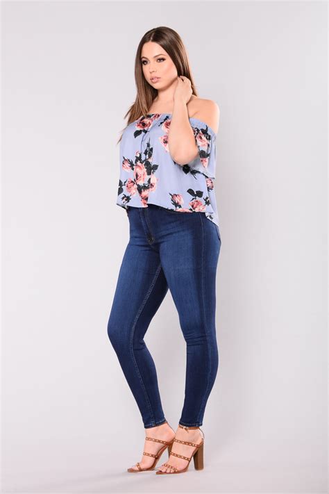 Precious Fit High Waisted Jean Dark Fashion Nova